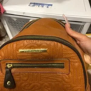 Steve Madden Tan Textured Mini Backpack Steve Madden | Bags | Steve Madden Caramel Textured Mini  main image 4